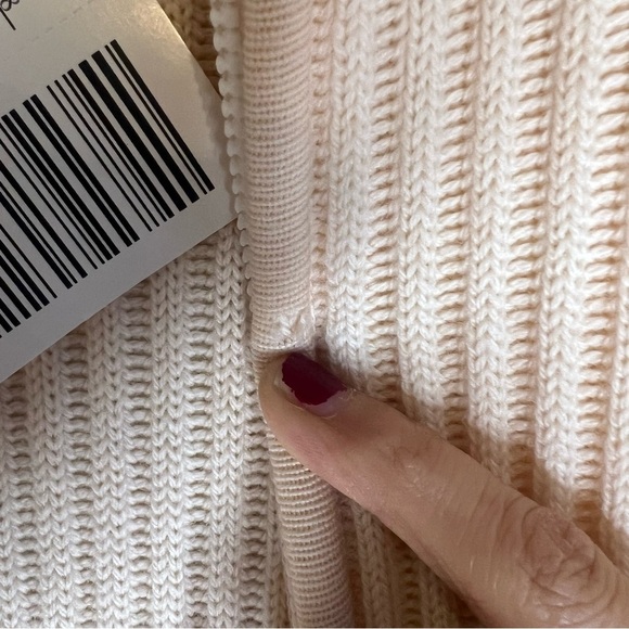 New Petite Sophisticate Womens Merino Wool Full Zip Cardigan Sz M Italian Cream - Picture 11 of 14